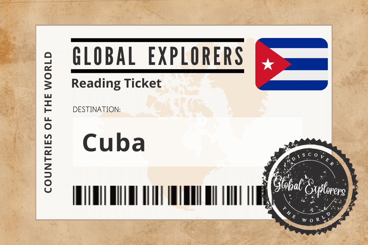 A collection of books and resources for a unit study on Cuba, courtesy of the Global Explorers Club, an "Around the World" curriculum for elementary students.