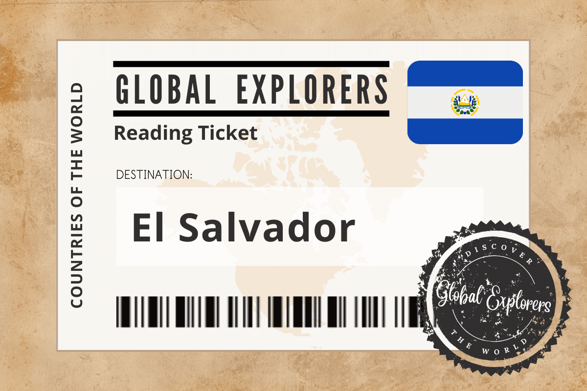 A collection of books and resources for a unit study on El Salvador, courtesy of the Global Explorers Club, an "Around the World" curriculum for elementary students.