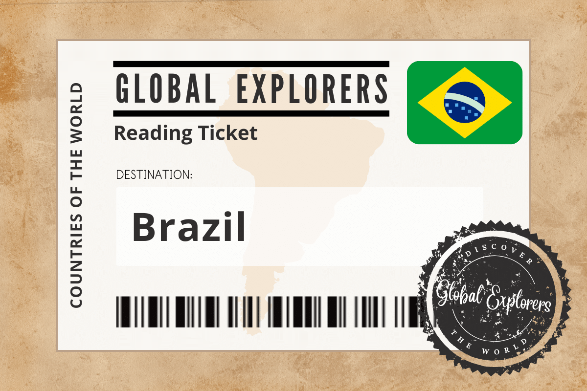 A collection of books and resources for a unit study on Brazil, courtesy of the Global Explorers Club, an "Around the World" curriculum for elementary students.