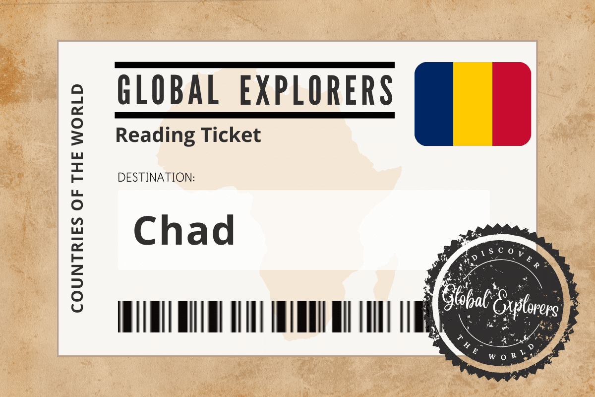 A collection of books and resources for a unit study on Chad, courtesy of the Global Explorers Club, an "Around the World" curriculum for elementary students.