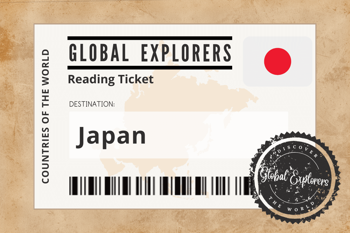 A collection of books and resources for a unit study on Japan, courtesy of the Global Explorers Club, an "Around the World" curriculum for elementary students.