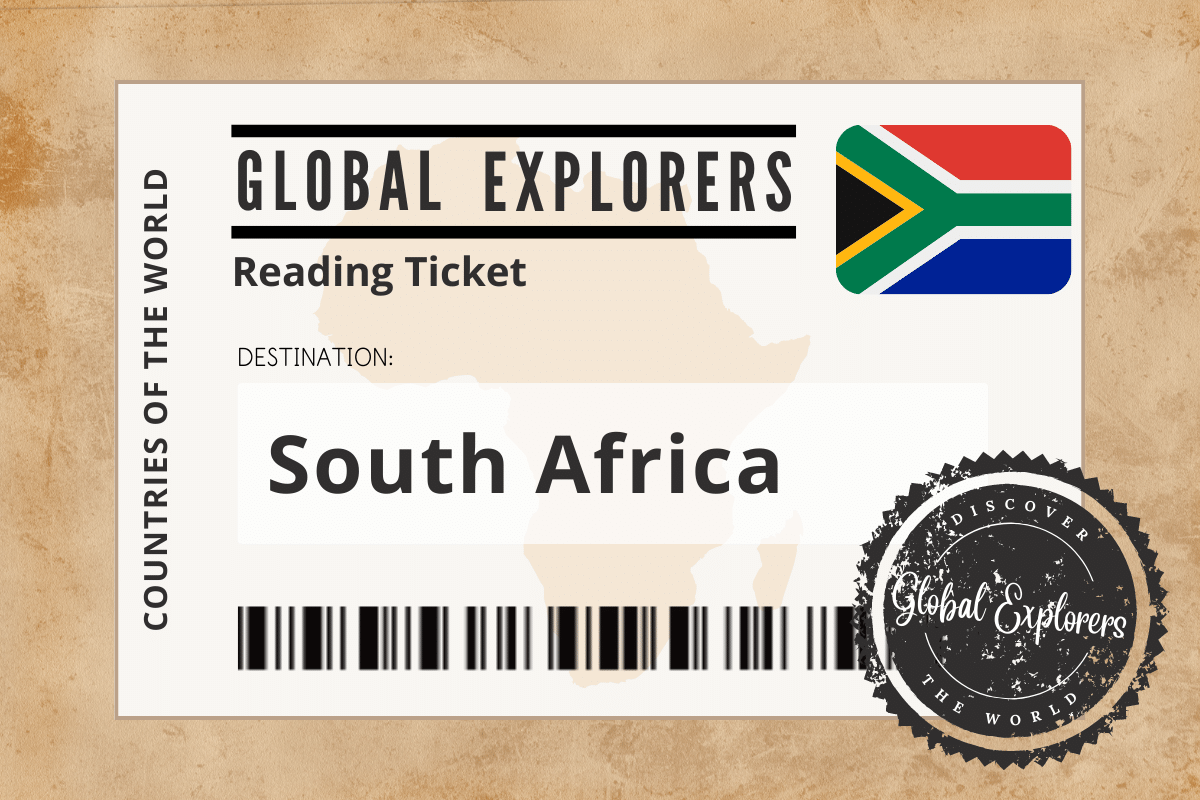 A collection of books and resources for a unit study on South Africa, courtesy of the Global Explorers Club, an "Around the World" curriculum for elementary students.
