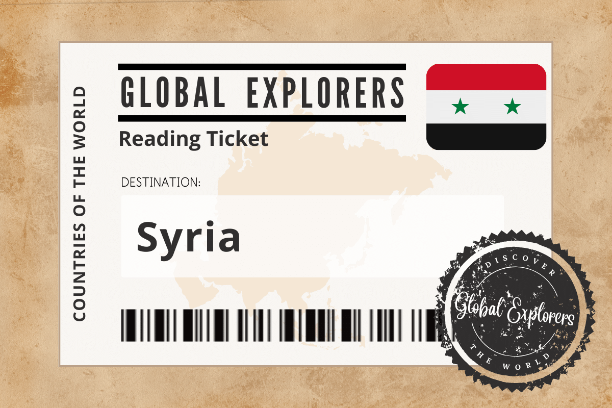 A collection of books and resources for a unit study on Syria, courtesy of the Global Explorers Club, an "Around the World" curriculum for elementary students.