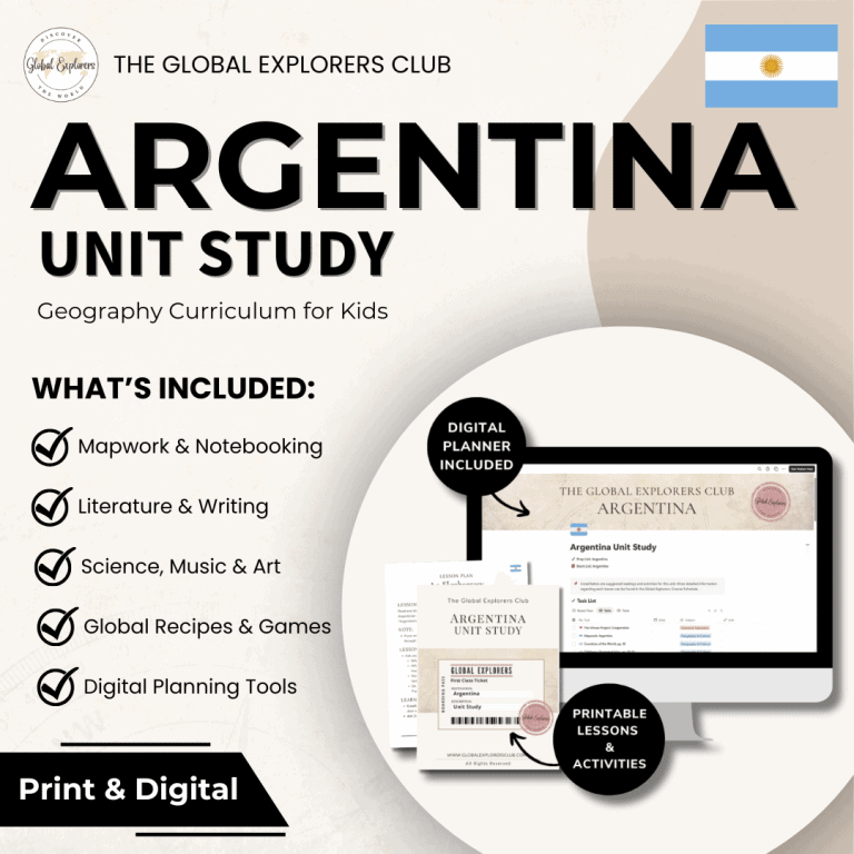 Argentina Unit Study