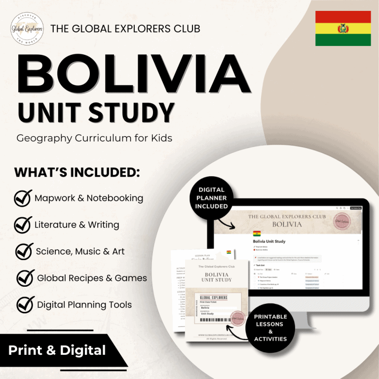 Bolivia Unit Study