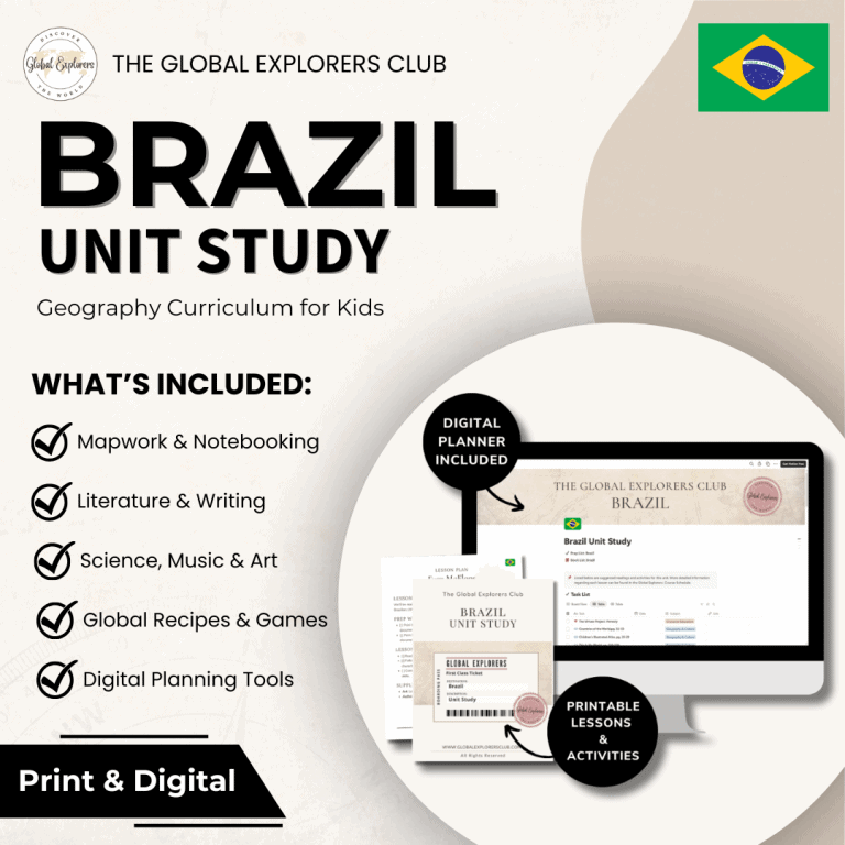 Brazil Unit Study