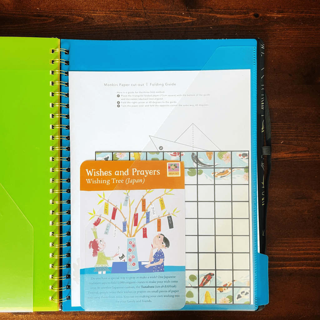 Homeschool unit study materials organized by daily theme