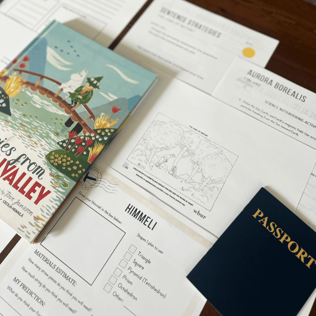 Finland Unit Study, part of the Global Explorers Club's literature-based world geography curriculum, featuring hands-on cultural activities for kids